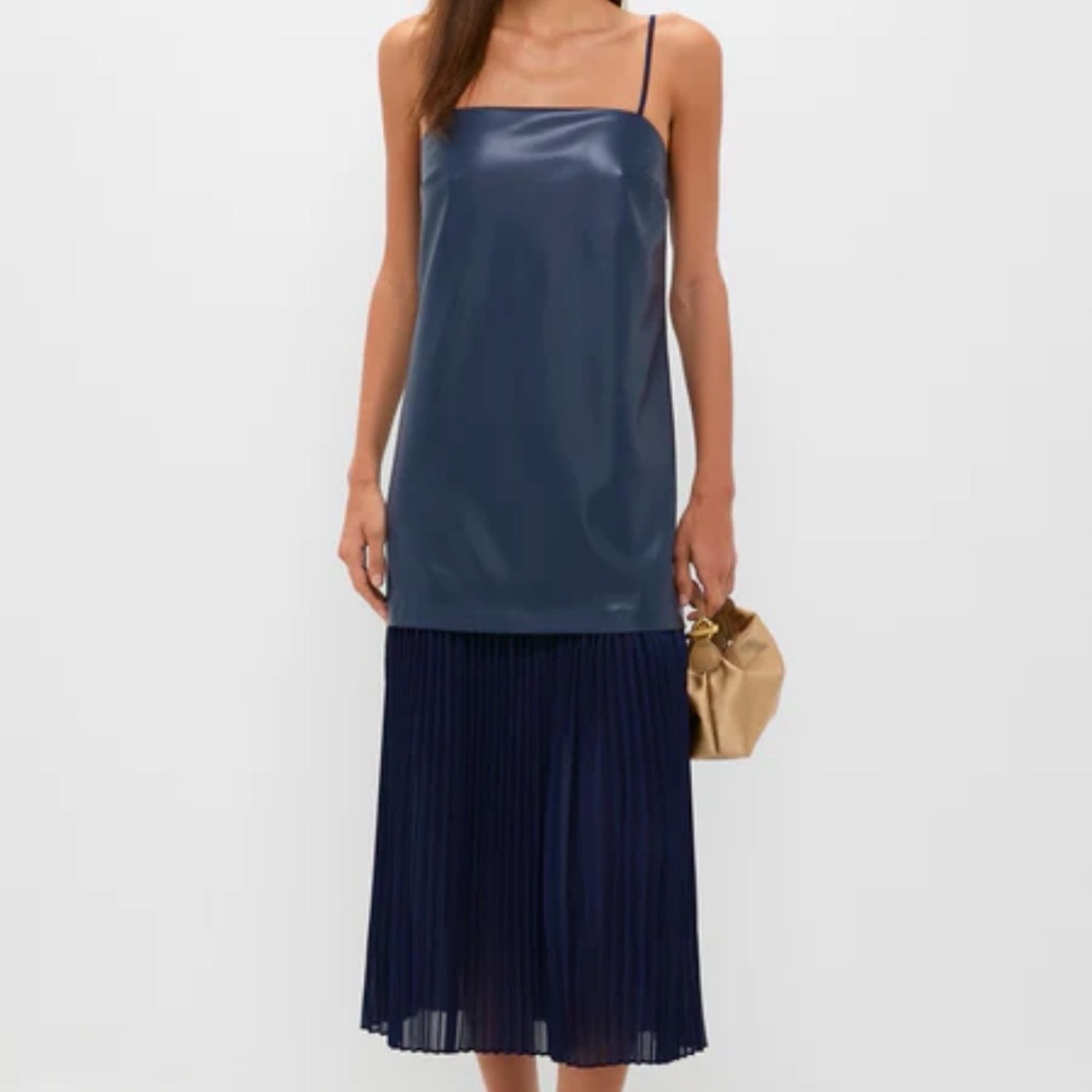 Elegant Navy Blue Dress